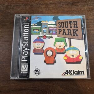 Sony Playstation One Ps1 Psx Psone South Park Game Cib + Regi Card